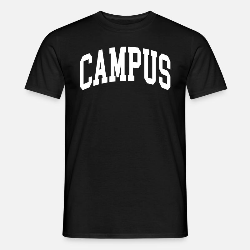 Campus - Männer T-Shirt - Schwarz