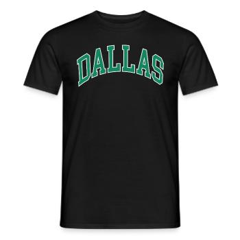 Dallas - Männer T-Shirt - Schwarz - Vorne - AI Model Male 178 light (178cm)