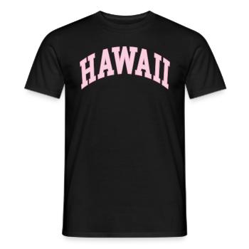 Hawaii - Männer T-Shirt - Schwarz - Vorne - AI Model Male 178 light (178cm)