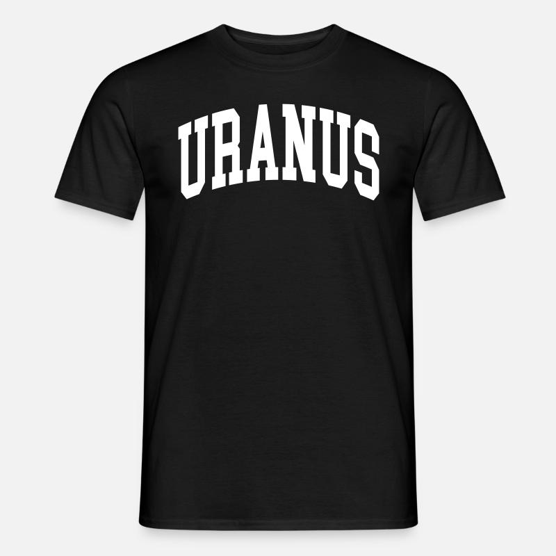 Uranus - Männer T-Shirt - Schwarz