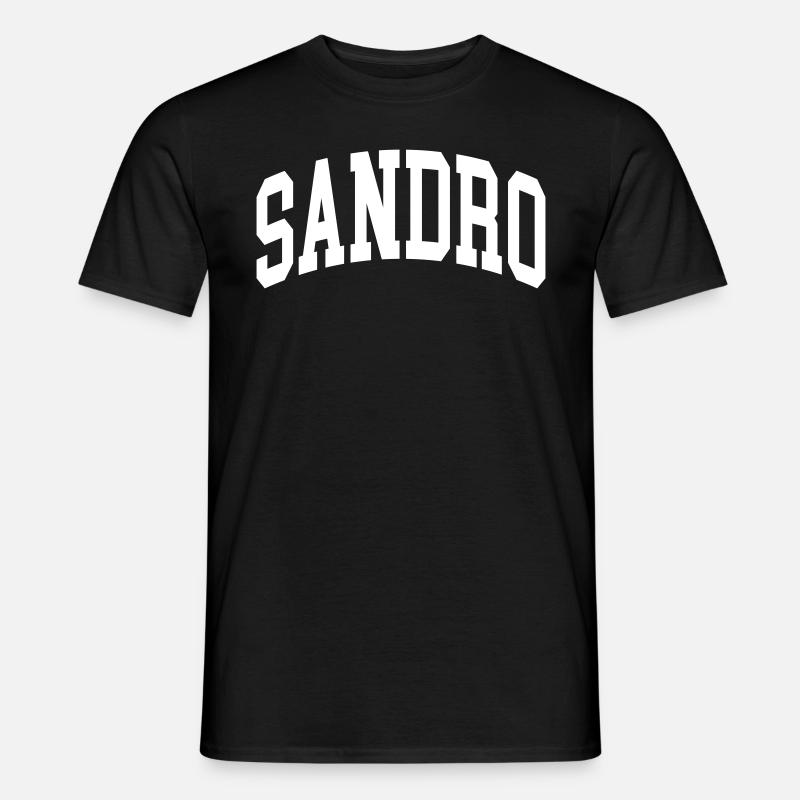 Sandro - Männer T-Shirt - Schwarz