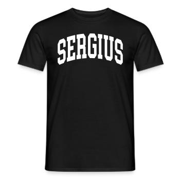 Serge - T-shirt homme - noir - Devant - AI Model Male 178 light (178cm)