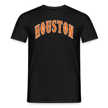 Houston - Männer T-Shirt - Schwarz - Vorne - AI Model Male 178 light (178cm)