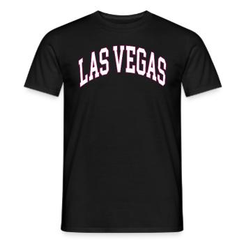 Las Vegas - T-shirt homme - noir - Devant - AI Model Male 178 light (178cm)