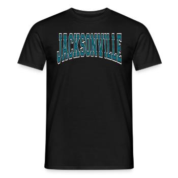 Jacksonville - T-shirt homme - noir - Devant - AI Model Male 178 light (178cm)