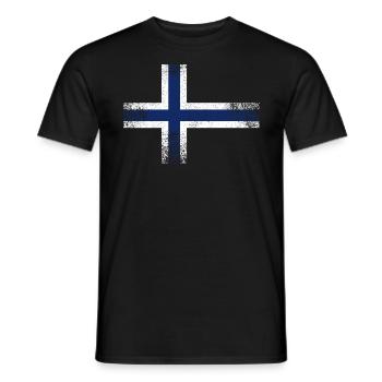 Chemise vintage Cool Norway - T-shirt homme - noir - Devant - AI Model Male 178 light (178cm)