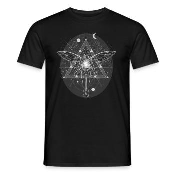 Astral Women Beautiful Starscape Shirt - Men's T-Shirt - black - Front - AI Model Male 178 light (178cm)