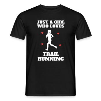 Montagne Trail Running Fille Femme - T-shirt homme - noir - Devant - AI Model Male 178 light (178cm)