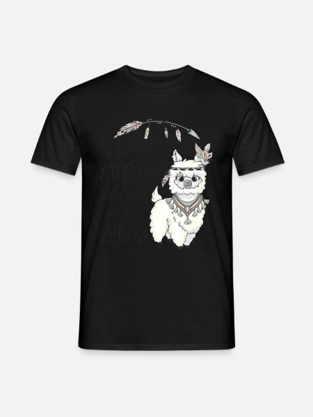 Alpaca Always be yourself - Men's T-Shirt - 
