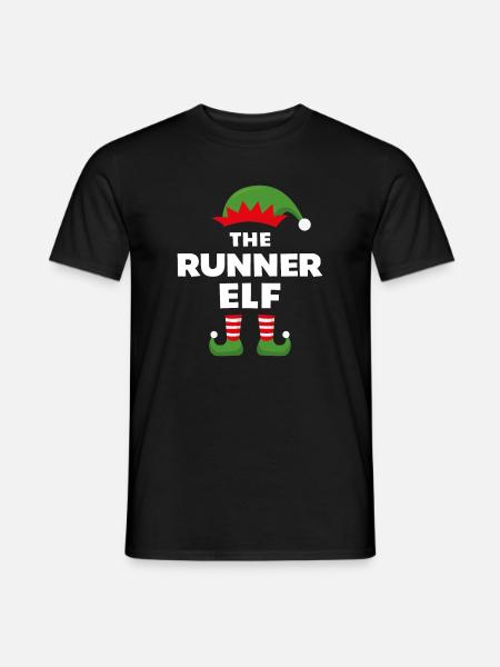 The Runner Elf - Men's T-Shirt - black