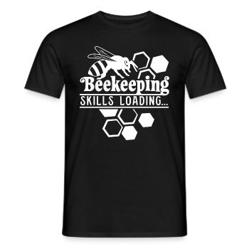 Imkerei Ironic Bee Keeper Honey - Männer T-Shirt - Schwarz - Vorne - AI Model Male 178 light (178cm)
