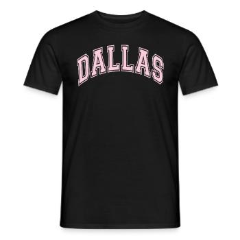 Dallas - Männer T-Shirt - Schwarz - Vorne - AI Model Male 178 light (178cm)