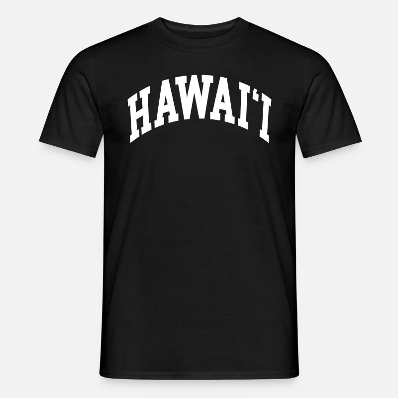 Hawaii - Männer T-Shirt - Schwarz