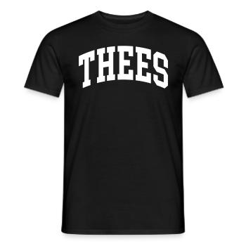 Thés - T-shirt homme - noir - Devant - AI Model Male 178 light (178cm)