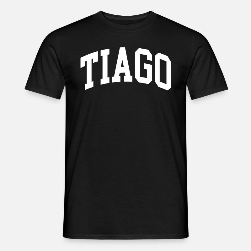 Tiago - Männer T-Shirt - Schwarz