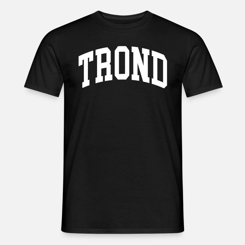 Trond - Männer T-Shirt - Schwarz