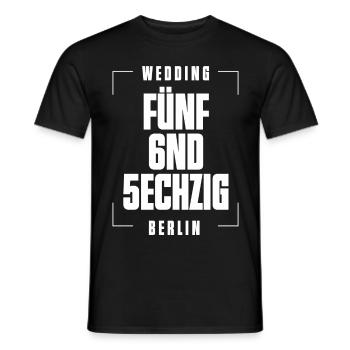 Wedd - Men's T-Shirt - black - Front - AI Model Male 178 light (178cm)