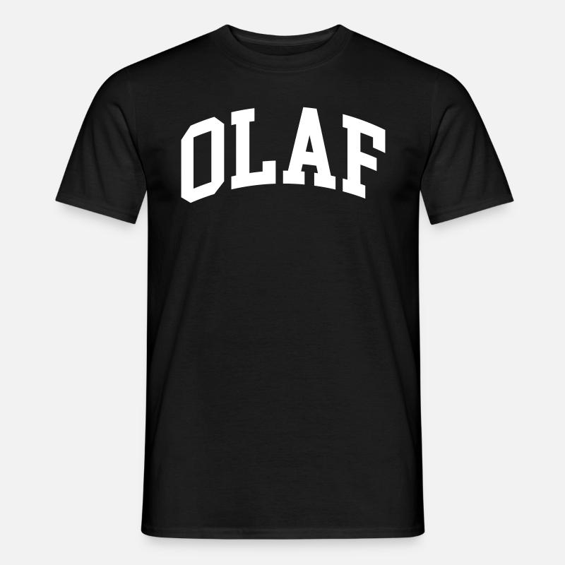 Olaf - Männer T-Shirt - Schwarz