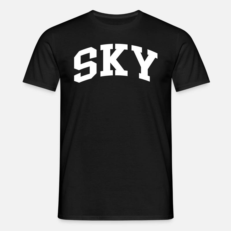 Sky - Männer T-Shirt - Schwarz