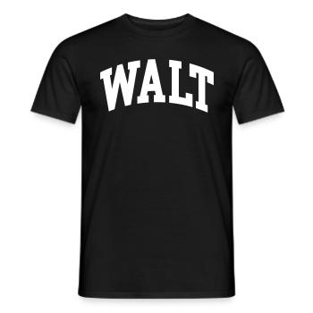 Walt - Männer T-Shirt - Schwarz - Vorne - AI Model Male 178 light (178cm)