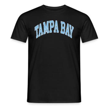 Tampa Bay - Männer T-Shirt - Schwarz - Vorne - AI Model Male 178 light (178cm)