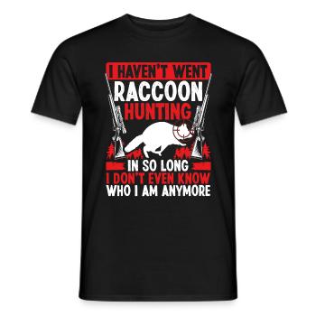 Raccoon Slayer Hunter Essentials Raccoon Hunting - Männer T-Shirt - Schwarz - Vorne - AI Model Male 178 light (178cm)