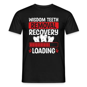 Wisdom Teeth Removal Wisdom Tooth Survivor - Men's T-Shirt - black - Front - AI Model Male 178 light (178cm)