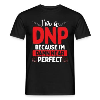 DNP Nurse Appreciation DNP Doctor DNP Degree - Men's T-Shirt - black - Front - AI Model Male 178 light (178cm)