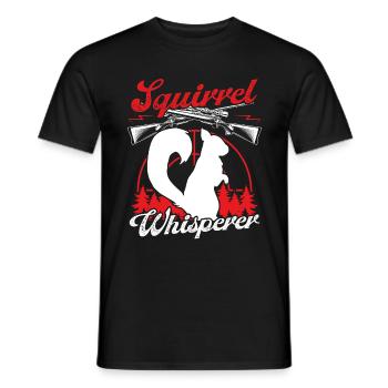 Squirrel Removal Funny Squirrel Whisperer - Männer T-Shirt - Schwarz - Vorne - AI Model Male 178 light (178cm)