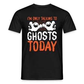 Ghost Hunter ne parle qu’à Ghosts Ghost Hunter - T-shirt homme - noir - Devant - AI Model Male 178 light (178cm)