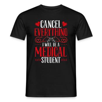 Medical School I will be a Medical Student - Männer T-Shirt - Schwarz - Vorne - AI Model Male 178 light (178cm)