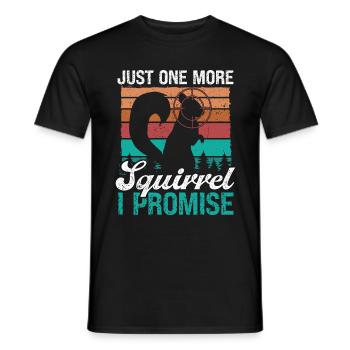 Technicien d’enlèvement d’écureuil Juste un chasseur de plus - T-shirt homme - noir - Devant - AI Model Male 178 light (178cm)