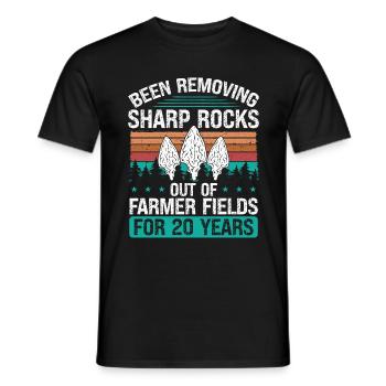 Arrowhead Hunting Artifact Collector Flintknapper - Männer T-Shirt - Schwarz - Vorne - AI Model Male 178 light (178cm)