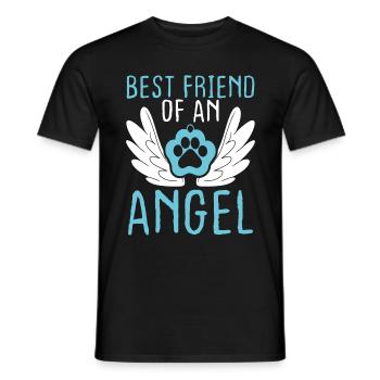 Chat Perte d’un ami de compagnie Chat Grief Remembrance - T-shirt homme - noir - Devant - AI Model Male 178 light (178cm)