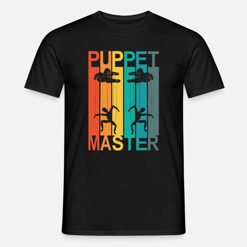 Ventriloques et marionnettes - T-shirt homme - noir