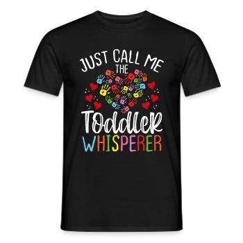 Daycare Provider Toddler Childcare Teacher - Männer T-Shirt - Schwarz - Vorne - AI Model Male 178 light (178cm)