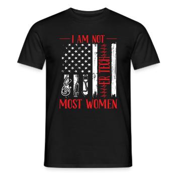 Emergency Room Nurse I am not most Women ER Tech - Männer T-Shirt - Schwarz - Vorne - AI Model Male 178 light (178cm)