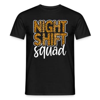 Équipe de nuit EMT Équipe de nuit Leo Paramedic - T-shirt homme - noir - Devant - AI Model Male 178 light (178cm)