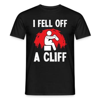 Amputated Leg Survivor Funny Leg Amputee - Men's T-Shirt - black - Front - AI Model Male 178 light (178cm)