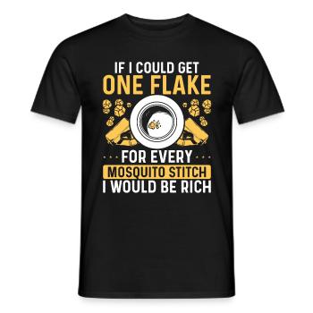 Gold Panner Mosquito Stiches Prospector Miner - Männer T-Shirt - Schwarz - Vorne - AI Model Male 178 light (178cm)