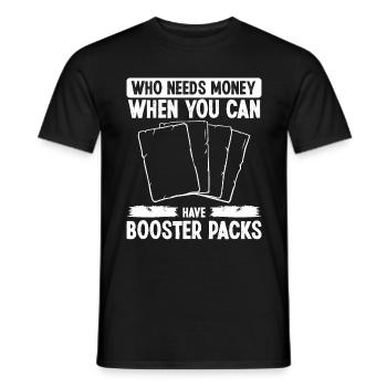 Collection de jeux de cartes à collectionner Qui a besoin d’argent TCG - T-shirt homme - noir - Devant - AI Model Male 178 light (178cm)