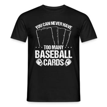 Collection de cartes de sport Collection de cartes de jeu de jeu - T-shirt homme - noir - Devant - AI Model Male 178 light (178cm)