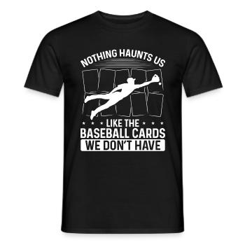 Cartes de sport Cartes de baseball nous n’avons pas CardSport - T-shirt homme - noir - Devant - AI Model Male 178 light (178cm)