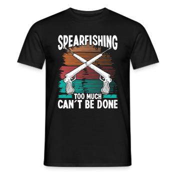 Spearfisher Apnée Apnée Plongeur Spearo Spot - T-shirt homme - noir - Devant - AI Model Male 178 light (178cm)