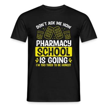 Pharmacy School Graduation Pharmacist Graduate - Männer T-Shirt - Schwarz - Vorne - AI Model Male 178 light (178cm)