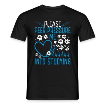 Future Veterinarian School Graduation Technician - Männer T-Shirt - Schwarz - Vorne - AI Model Male 178 light (178cm)