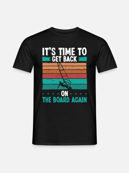 Windsurf session Planche à voile Windsurf Windsurf - T-shirt homme - noir