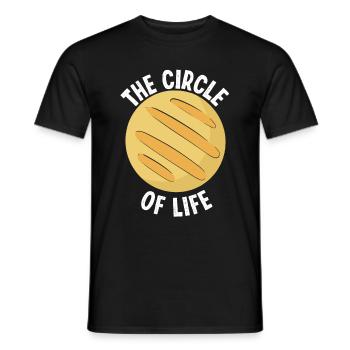 Venezuelan Arepa Lover Colombian Food Arepas - Men's T-Shirt - black - Front - AI Model Male 178 light (178cm)