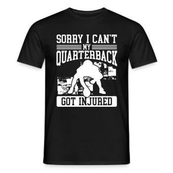 Joueur de football Fantasy Désolé je ne peux pas blesserFantasy - T-shirt homme - noir - Devant - AI Model Male 178 light (178cm)