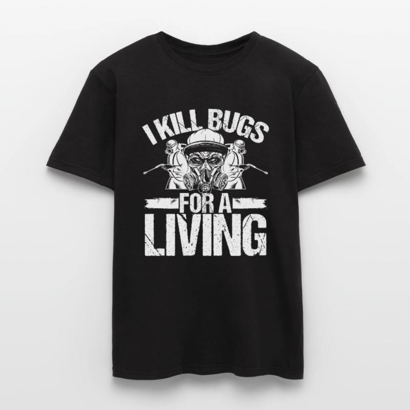 Bed Bug Killer Pest Control Worker Technician Men’s T-shirt
